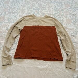 Two-Tone Long Sleeve Shirt